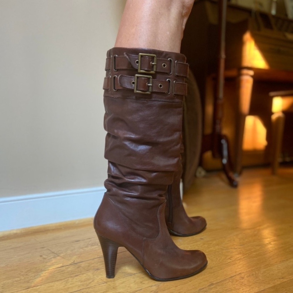 Aldo Leather Heeled Boots- Size 39 (US Women’s 8)
